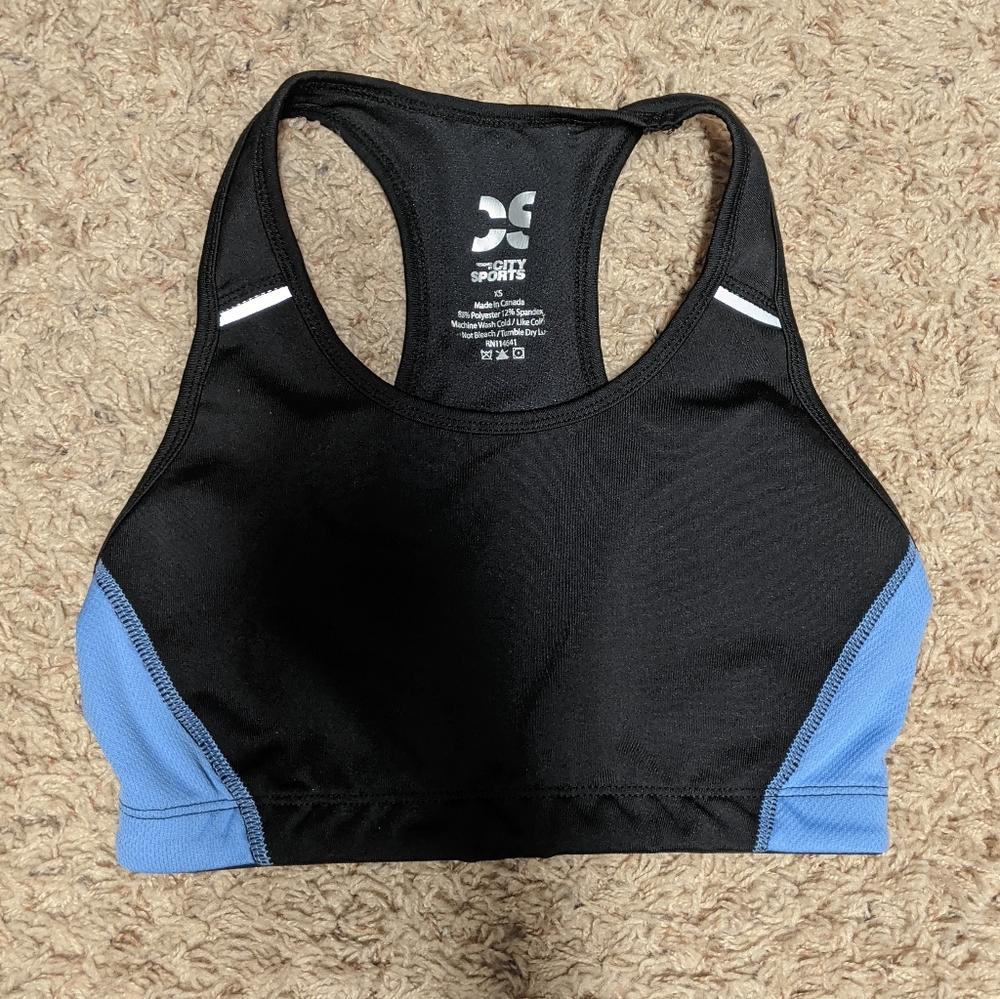 City sports brand XS sports bra